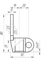 400 кВА зажим контактный НН (литьё DIN, М20х2,5)