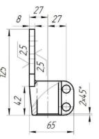 1000 кВА зажим контактный НН (литьё DIN, М33х2,0)