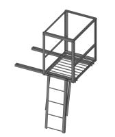 Площадка обслуживания для подстанции столбовой КТПС (мачтовой) 160, 250