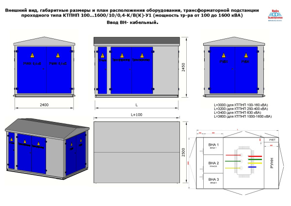 КТПНП 400/6/0,4-К/В(К)-У1