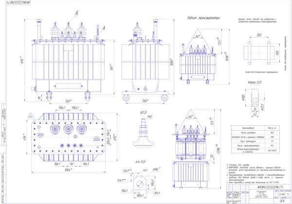 ТМГ 160/6(10)/0,4 У1